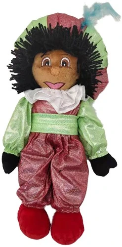 Overig Decoratie Pop Glitter Zwarte Piet (35cm)