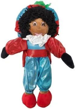 Overig Decoratie Pop Shiny Zwarte Piet (35cm)