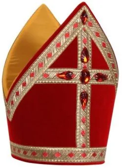 Overig Kokermijter Traditioneel Fluweel Rood