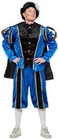 Overig Kostuum Zwarte Piet Blauw Luxe (met Cape) 11 Overig Kostuum Zwarte Piet Blauw Luxe (met Cape) - Afbeelding 9