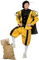 Overig Kostuum Zwarte Piet Geel Luxe (met Cape) 9 Overig Kostuum Zwarte Piet Geel Luxe (met Cape) - Afbeelding 7