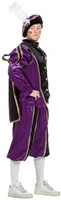 Overig Kostuum Zwarte Piet Paars Luxe (met Cape) 8 Overig Kostuum Zwarte Piet Paars Luxe (met Cape) - Afbeelding 6