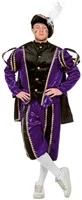 Overig Kostuum Zwarte Piet Paars Luxe (met Cape) 7 Overig Kostuum Zwarte Piet Paars Luxe (met Cape) - Afbeelding 5