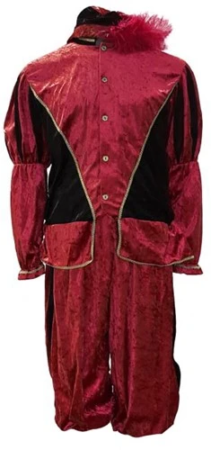 Overig Kostuum Zwarte Piet Pedro Rood-Zwart