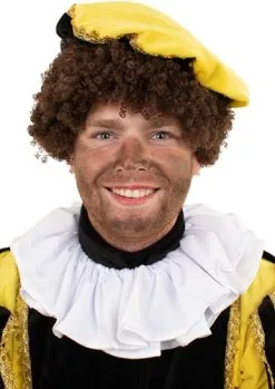 Overig Kraag Zwarte Piet Trevira Wit