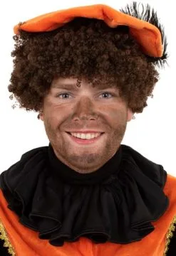 Overig Kraag Zwarte Piet Trevira Zwart