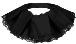 Overig Kraag Zwarte Piet Trevira Zwart (met Kant)