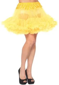 Overig Luxe Gele Petticoat (2 Lagen)
