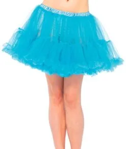 Overig Luxe Turquoise Petticoat (2 Lagen)