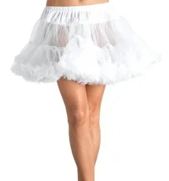 Overig Luxe Witte Petticoat (2 Lagen)