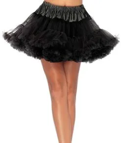 Overig Luxe Zwarte Petticoat (2 Lagen)