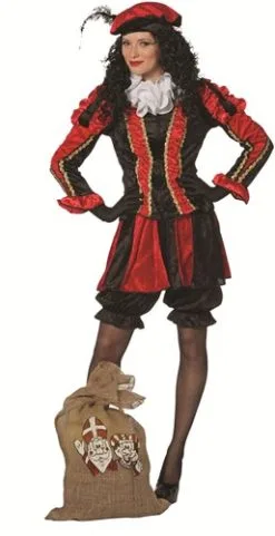 Overig Pepita Dames Pietenpak Rood/Zwart