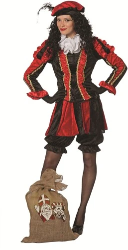 Overig Pepita Dames Pietenpak Rood/Zwart 3 Overig Pepita Dames Pietenpak Rood/Zwart