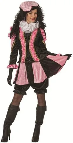 Overig Pepita Dames Pietenpak Roze/Zwart