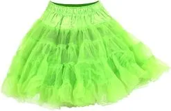Overig Petticoat Neon Groen Luxe (2 Laags)
