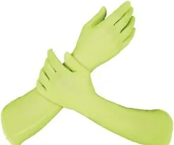 Overig Piet Handschoenen Lang Limegroen (42cm)