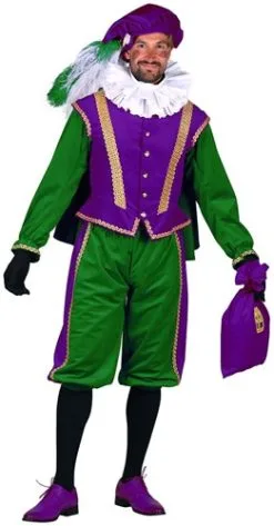 Overig Pietenpak Amsterdam Luxe Paars-Groen