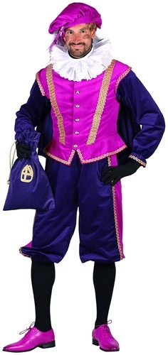 Overig Pietenpak Amsterdam Luxe Pink-Paars