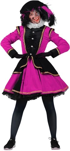Overig Pietenpak Madrid Zwart/Pink Voor Dames