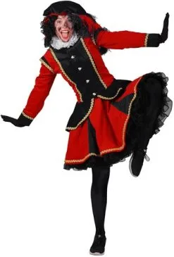 Overig Pietenpak Madrid Zwart/Rood Voor Dames