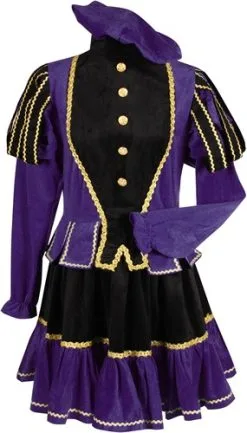 Overig Pietenpak Murcia Zwart/Paars Voor Dames