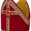 Overig Polyesterfluweel Kokermijter Sinterklaas 1 Overig Polyesterfluweel Kokermijter Sinterklaas -Decoratie Verkoopwinkel polyesterfluweel kokermijter sinterklaas