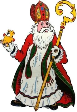 Overig Raamdecoratie Sint (assorti) 9 Overig Raamdecoratie Sint (assorti) -Decoratie Verkoopwinkel raamdeco sinterklaas assorti