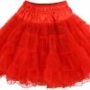 Overig Rode Petticoat (2 Laags) -Decoratie Verkoopwinkel rode petticoat 2 laags