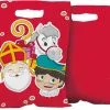 Overig Sint & Piet Feestzakjes 6st. -Decoratie Verkoopwinkel sint piet feestzakjes 6st