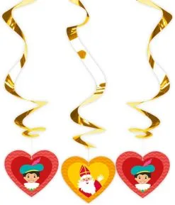 Overig Sint & Piet Hangdecoratie - 3st.