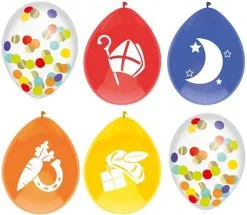 Overig Sinterklaas Ballonnen Mix 30cm - 6st