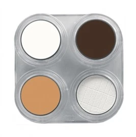 Sinterklaas Palet Creme Grimas 4 Kleuren 3 Sinterklaas Palet Creme Grimas 4 Kleuren