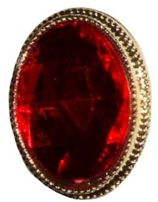 Overig Sinterklaas Ring Rode Steen