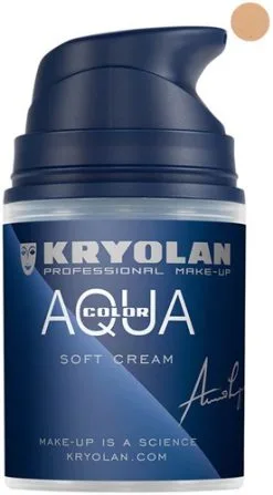 Softcream 50ml Kryolan Aquacolor 2W