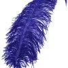 Overig Struisvogelveer Blauw 50-60cm -Decoratie Verkoopwinkel struisvogelveer blauw 50 60cm