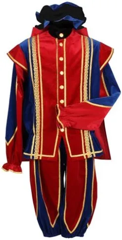 Overig Toledo Pietenpak Rood-Blauw Luxe