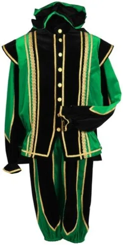 Overig Toledo Pietenpak Zwart-Groen Luxe