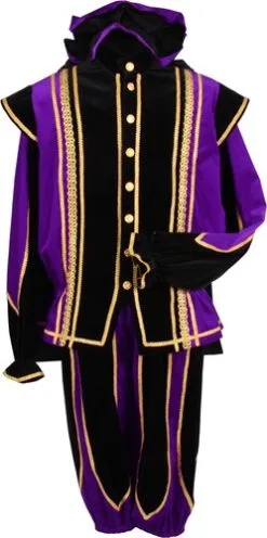 Overig Toledo Pietenpak Zwart-Paars Luxe