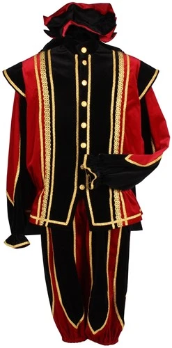 Overig Toledo Pietenpak Zwart-Rood Luxe