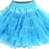Overig Turquoise Petticoat (2 Laags) -Decoratie Verkoopwinkel turquoise petticoat 2 laags