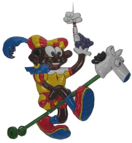 Overig Wanddeco Piet Op Stokpaard 51x45cm 3 Overig Wanddeco Piet Op Stokpaard 51x45cm