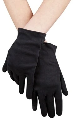 Overig Zwarte Korte Handschoenen