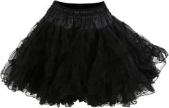Overig Zwarte Petticoat (2 Laags)