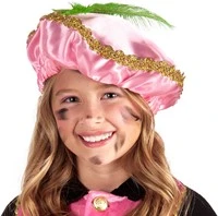 Overig Piet Baret Roze (Satijn) 6 Overig Piet Baret Roze (Satijn) - Afbeelding 4