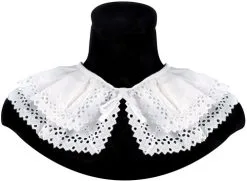 Overig Zwarte Pieten Kraag Pedro Luxe Wit