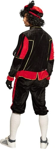 Overig Zwarte Pietenkostuum Voor Volwassenen Zwart Met Rood 7 Overig Zwarte Pietenkostuum Voor Volwassenen Zwart Met Rood - Afbeelding 5